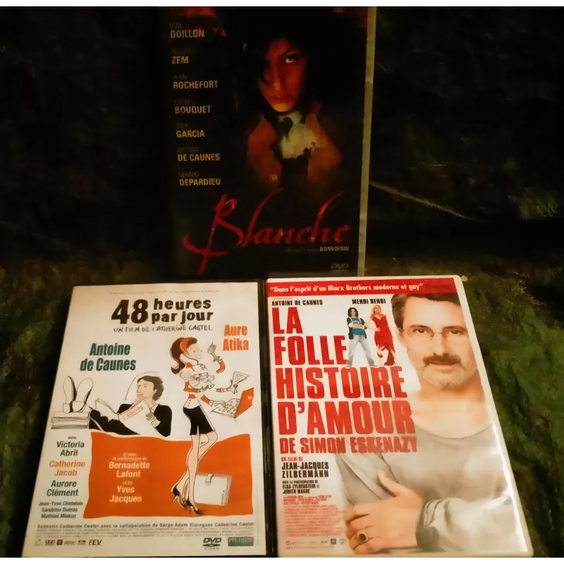 Antoine De Caunes Pack 3 Films DVD Blanche 48 heures par jour
La folle histoire d'amour de Simon Eskenazy