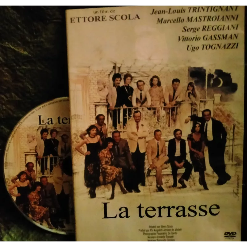 La Terrasse - Scola - Trintignant - Mastroianni - Reggiani  Film DVD 1980