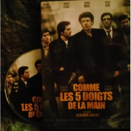 DVD Comme les cinq doigts de la main - Arcady Bruel Elbaz Elbé Film 2010
