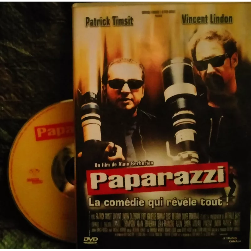 DVD Paparazzi - Berberian Bruel Lindon Timsit Frot Baye Hallyday Adjani Film 1998
