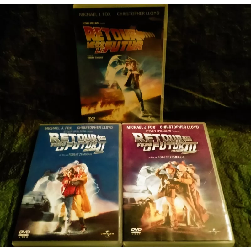 Retour vers le futur Trilogie Pack 3 Films DVD Zemeckis Michael J. Fox