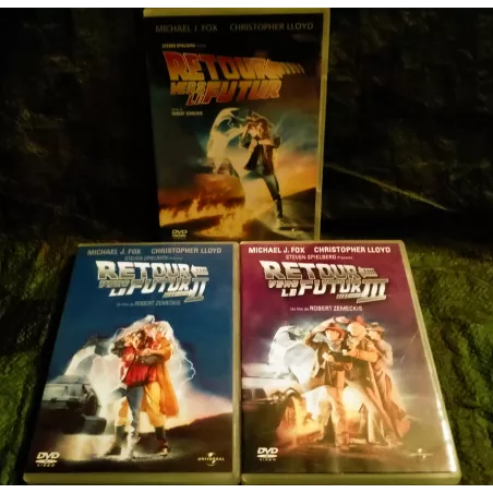 Retour vers le futur Trilogie Pack 3 Films DVD Zemeckis Michael J. Fox
