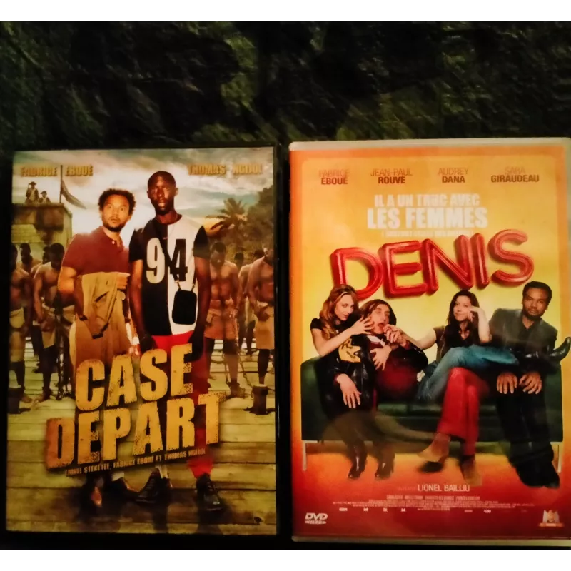 Fabrice Eboué Pack 2 Films DVD Case départ Denis
