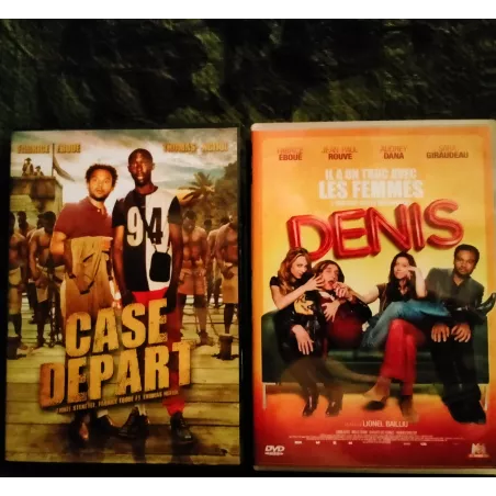 Fabrice Eboué Pack 2 Films DVD Case départ Denis