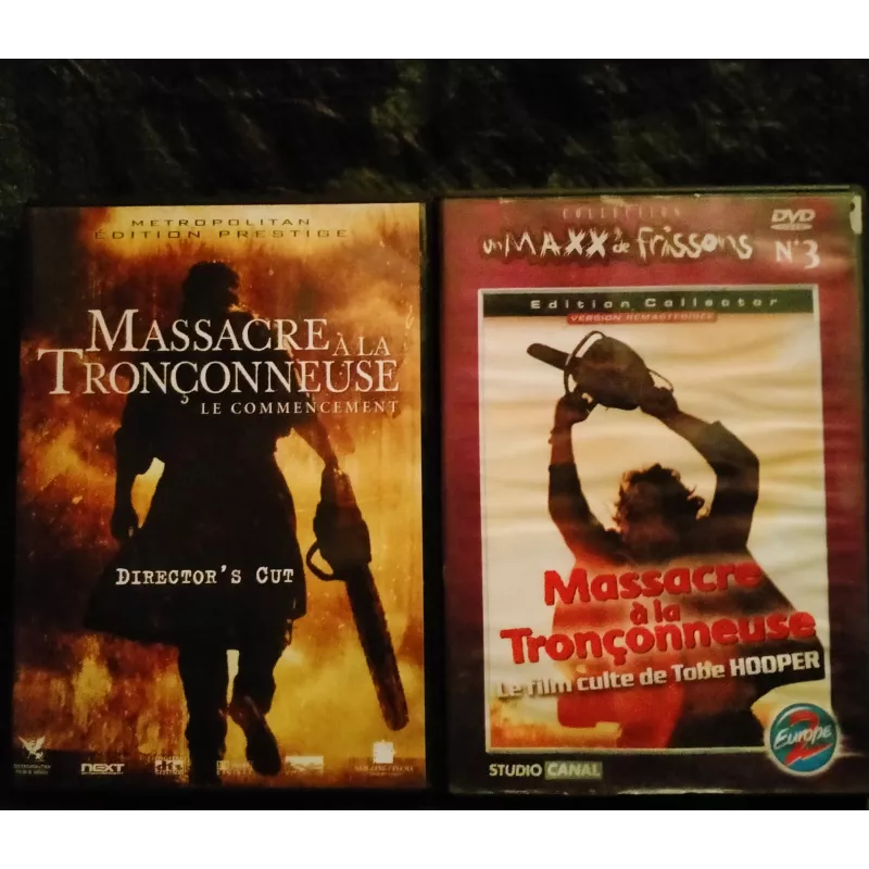 Massacre à la tronçonneuse Pack 2 Films DVD