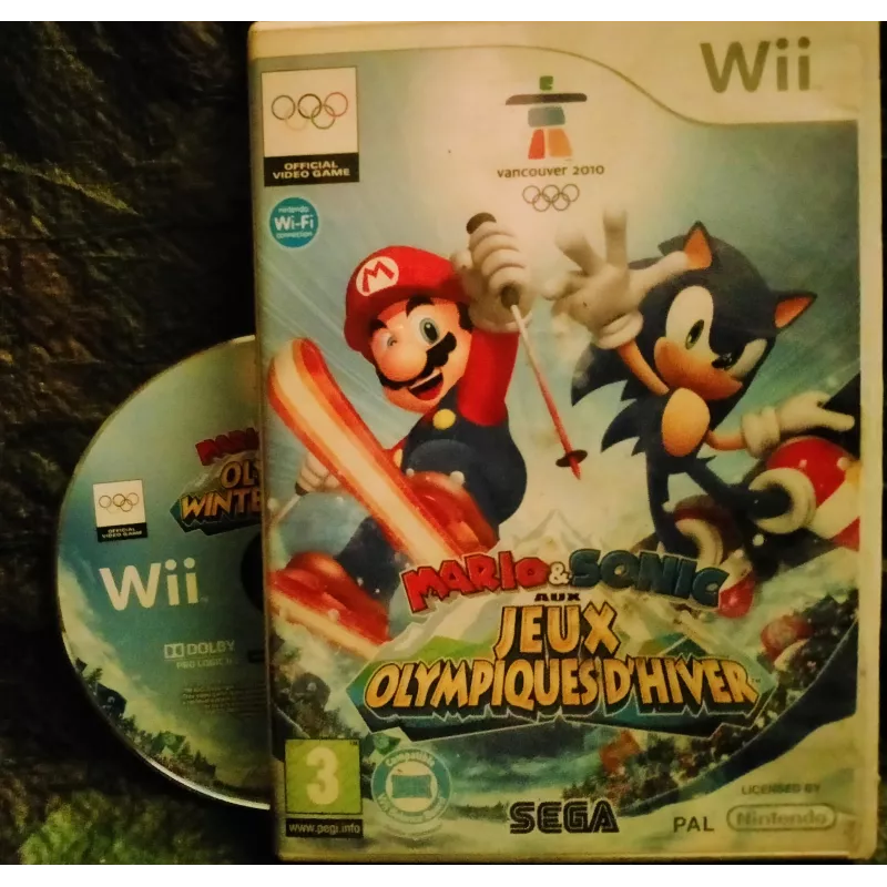 Mario et Sonic aux jeux olympiques d'hiver - Jeu Video Nintendo WII