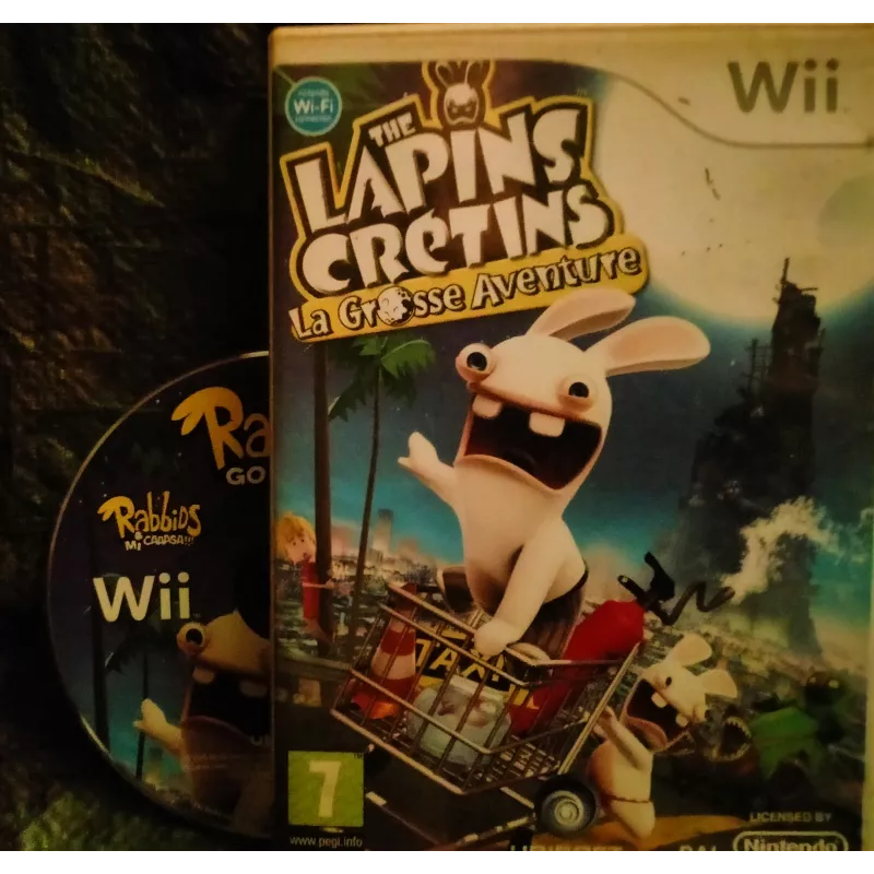 The lapins crétins la grosse aventure - Jeu Video Nintendo WII