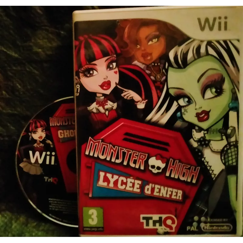 Monster High Lycée d'enfer - Jeu Video Nintendo WII