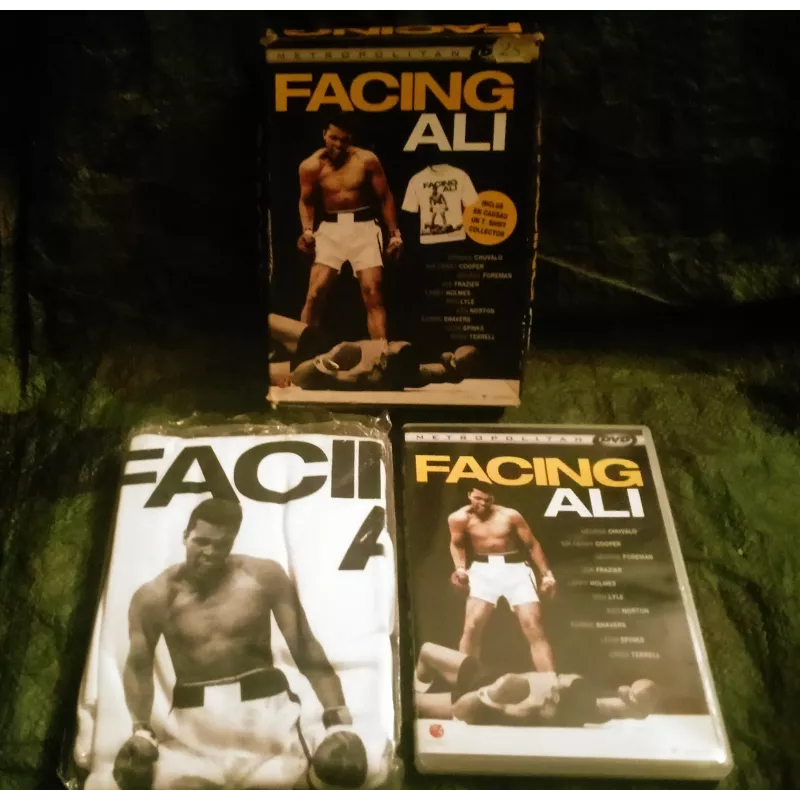 Facing Ali  Coffret Film DVD + T. Shirt Collector