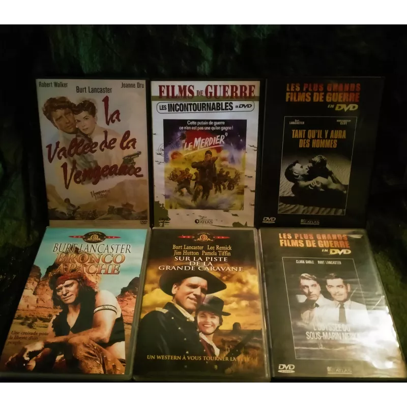 Burt Lancaster Pack 6 Films DVD