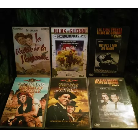 Burt Lancaster Pack 6 Films DVD
