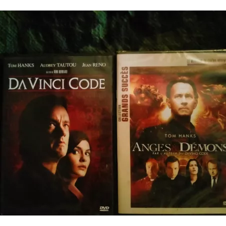 Da Vinci Code Pack 2 Films DVD Howard - Hanks - Tautou - Reno