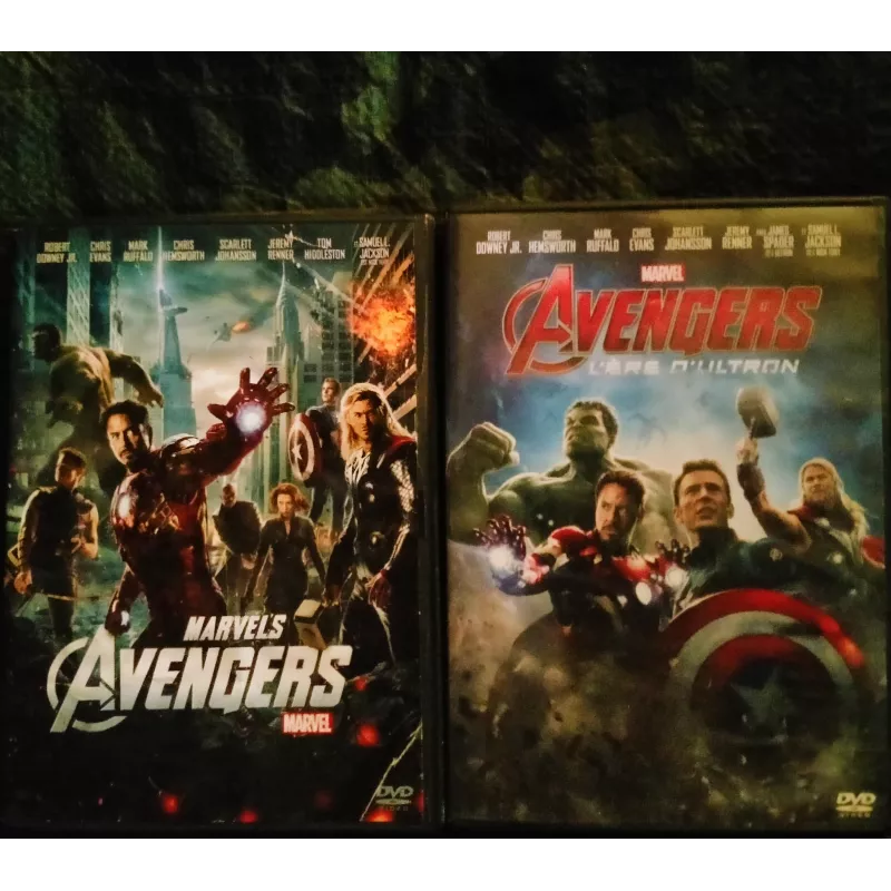 Avengers Films DVD ou Blu-ray - Whedon - Evans - Downey Jr. - Jackson