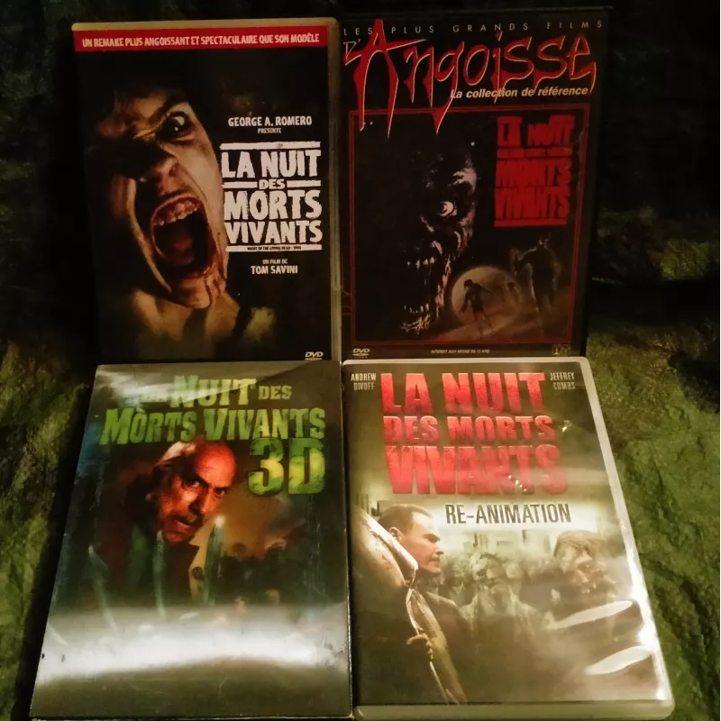 La nuit des morts vivants Pack 4 Films 4 DVD + 3D