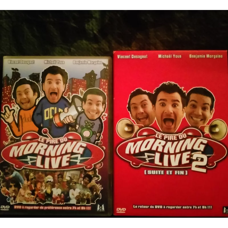 Le pire du Morning Live 1 et 2 - Pack 2 DVD Michael Youn