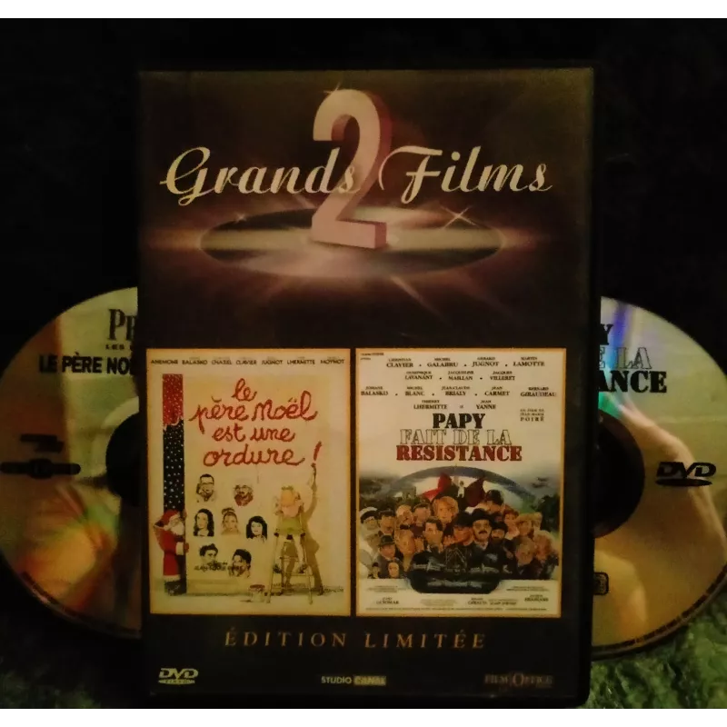 Le père Noël est une ordure + Papy fait de la résistance - édition 2 Films DVD  - Poiré - Lhermitte - Jugnot - Clavier - Balasko