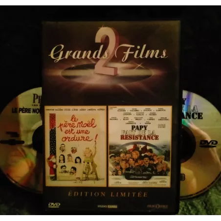 Le père Noël est une ordure + Papy fait de la résistance - édition 2 Films DVD  - Poiré - Lhermitte - Jugnot - Clavier - Balasko
