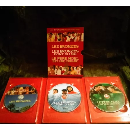 DVD Les Bronzés + Les Bronzés font du ski + Le père Noël est une ordure - Coffret 3 Films Lhermitte Balasko Blanc Clavier
