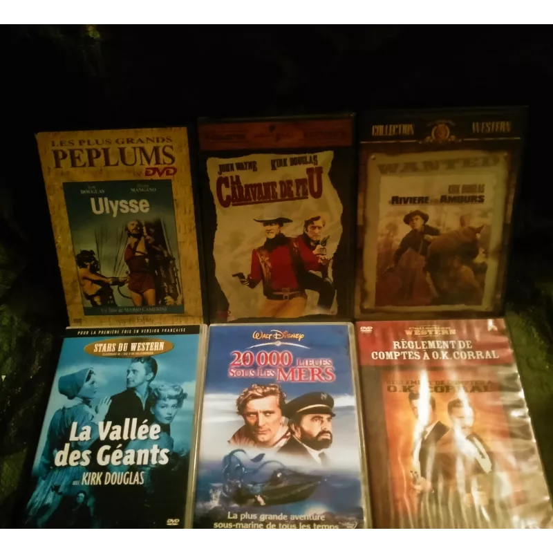 DVD Kirk Douglas Pack 6 Films