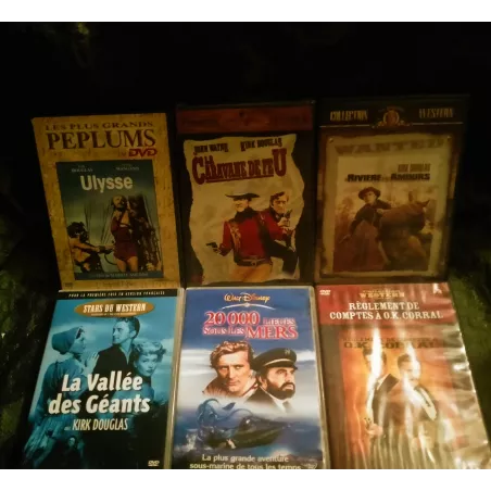 DVD Kirk Douglas Pack 6 Films