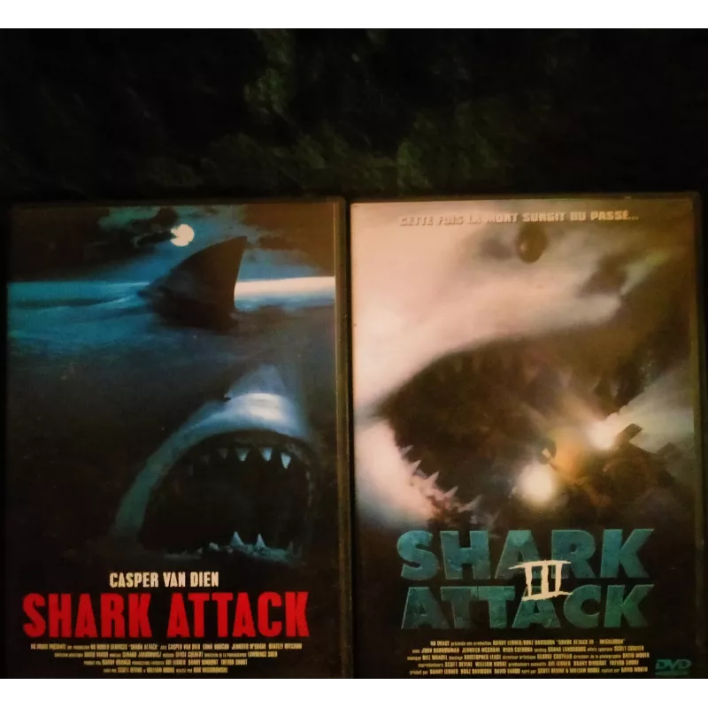 Shark attack 1 et 3 - Pack 2 Films DVD