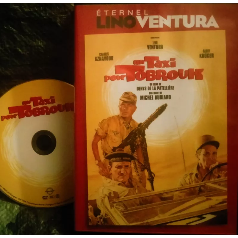 Un taxi pour Tobrouk - Denys de La Patellière - Ventura - Aznavour - Film DVD 1961