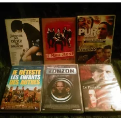 DVD Elodie Bouchez Pack 7 Zonzon Le péril jeune Un pur moment de Rock'n roll A pleine vitesse Le pacte du silence