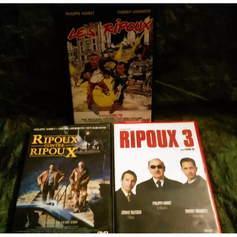 Les Ripoux Pack Trilogie 3 Films DVD Zidi - Noiret - Lhermitte - Deutsch