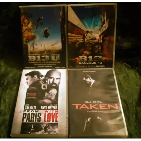 Morel Pack 4 Films DVD Travolta - Neeson