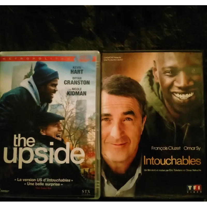 DVD Intouchables + The upside - Pack 2 Films Nakache Toledano Omar Sy Cluzet Kidman