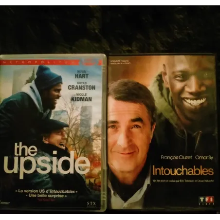 DVD Intouchables + The upside - Pack 2 Films Nakache Toledano Omar Sy Cluzet Kidman