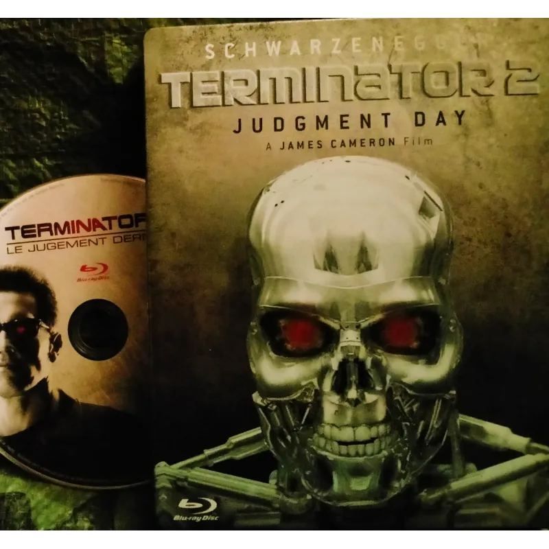 Terminator 2 le jugement dernier  Film Coffret Steelbook 1 Blu-ray - Cameron - Schwarzenegger - Hamilton