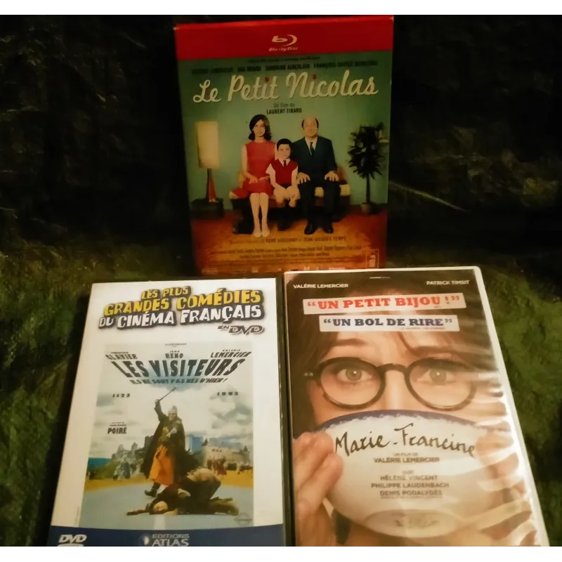 Valérie Lemercier Pack 3 Films DVD VF Marie-Francine Le petit Nicolas - DVD + Blu-ray Les visiteurs