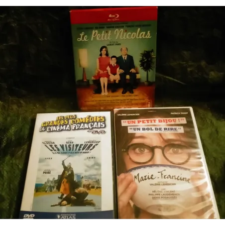 Valérie Lemercier Pack 3 Films DVD VF Marie-Francine Le petit Nicolas - DVD + Blu-ray Les visiteurs