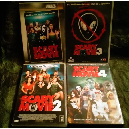 Scary Movie Pack quadrilogie 4 Films 6 DVD