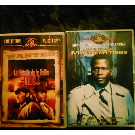 DVD Sidney Poitier Pack 2 Films Appelez-moi Mr Tibbs
La bataille de la vallée du Diable
