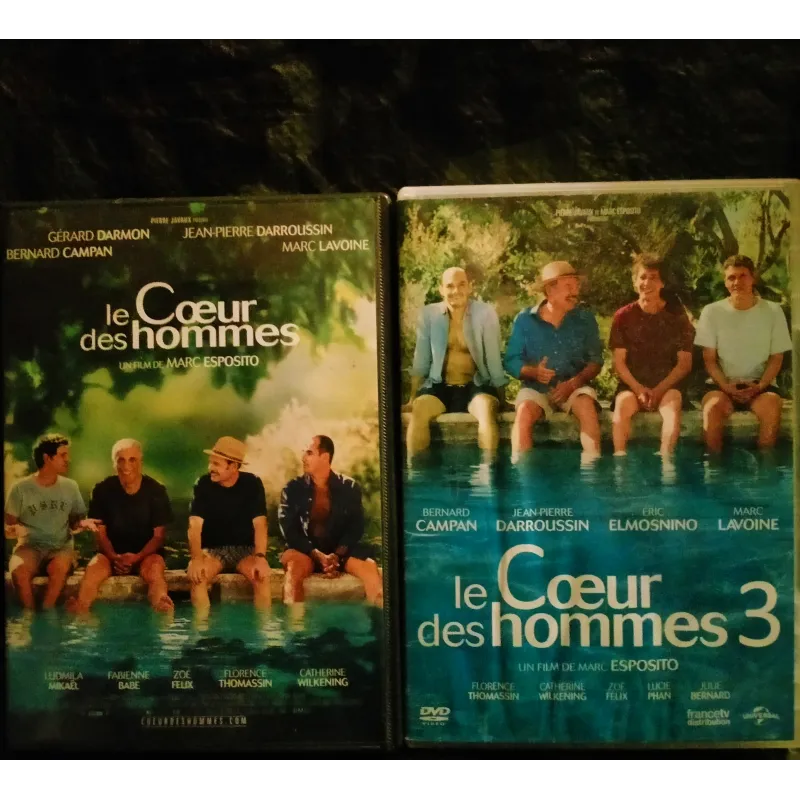 Le cœur des hommes 1 et 3 - Pack 2 Films DVD Darroussin - Campan - Darmon - Lavoine