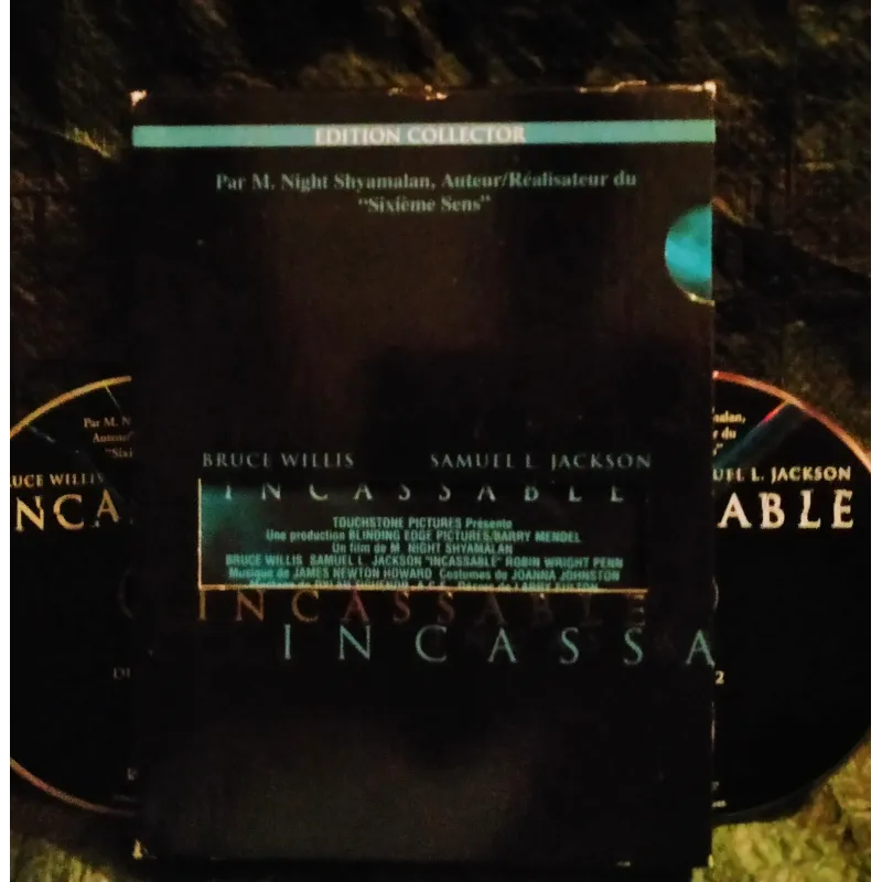 Incassable - Shyamalan - Willis - Jackson - Film coffret 2 DVD 2000