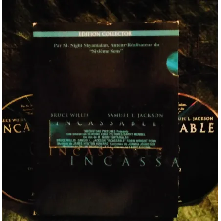 Incassable - Shyamalan - Willis - Jackson - Film coffret 2 DVD 2000
