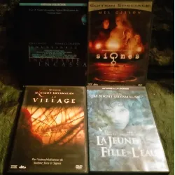 Shyamalan Pack 4 Films 5 DVD Gibson - Willis - Jackson