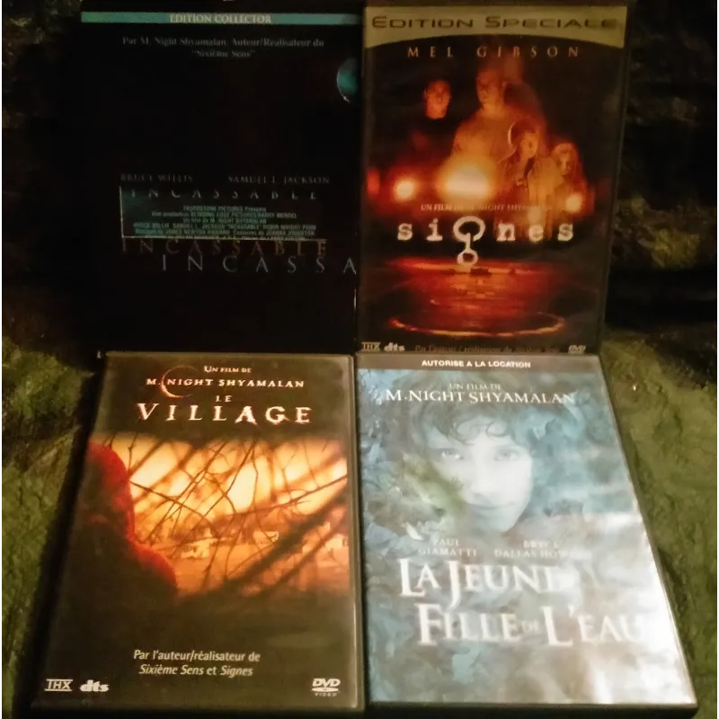 DVD Night Shyamalan Pack 4 Films Gibson Willis Jackson