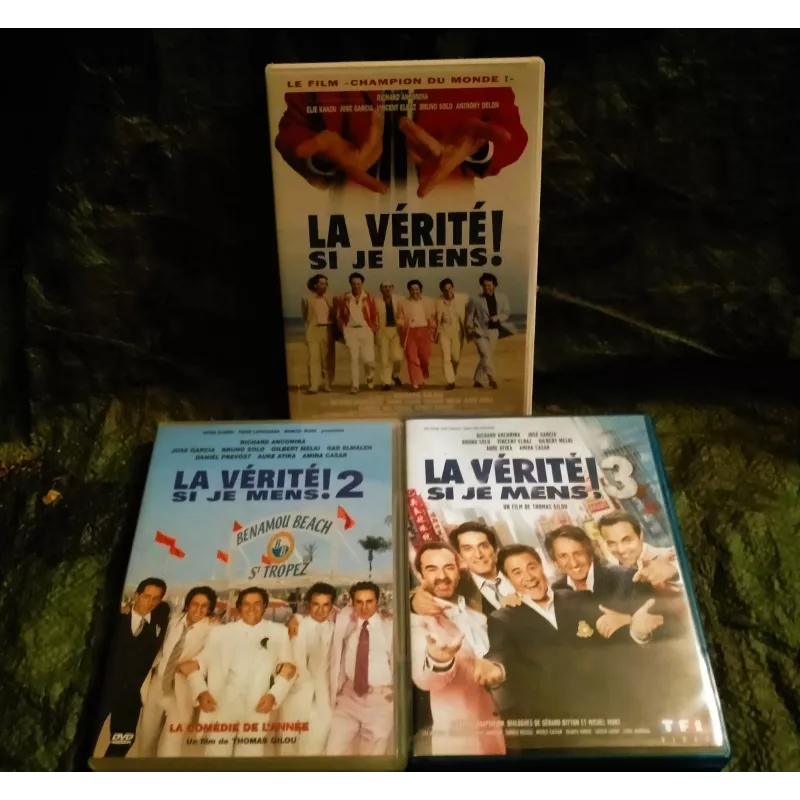 DVD La vérité si je mens - Pack Trilogie 3 Films Anconina Elbaz Garcia Elmaleh