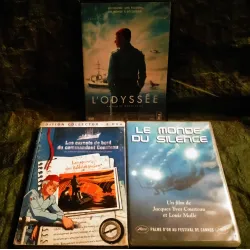 COMMANDANT Cousteau Pack 3 DVD Malle - Wilson