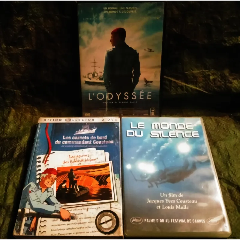 COMMANDANT Cousteau Pack 3 DVD Malle - Wilson