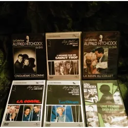 DVD Alfred Hitchcock Pack 6 Films La corde Une femme disparaît La main au collet Les oiseaux