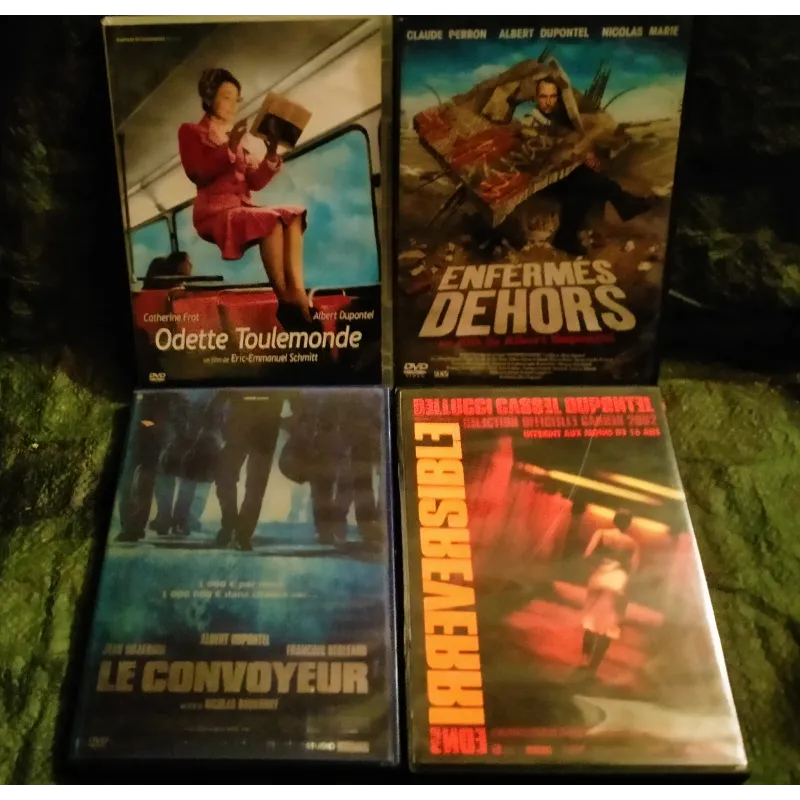 DVD Albert Dupontel Pack 4 Films Irréversible Enfermés dehors Odette Toulemonde Le convoyeur