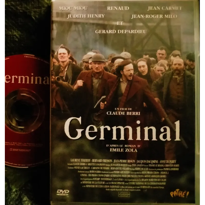 Germinal - Berri - Renaud - Miou-Miou - Depardieu - Carmet Film DVD 1993
