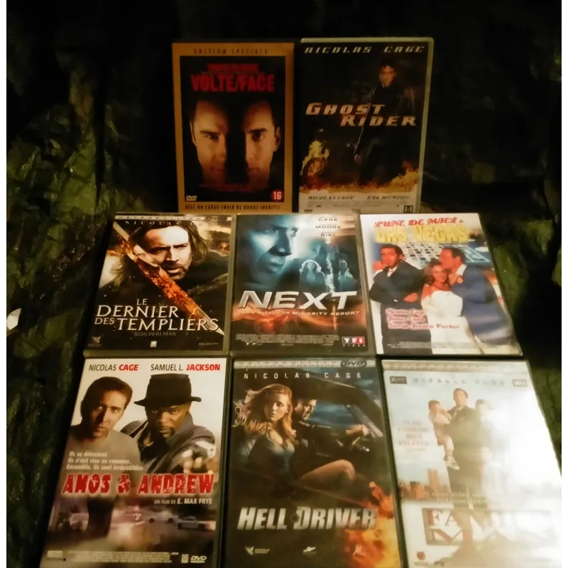 nICOLAS Cage Pack 8 Films DVD