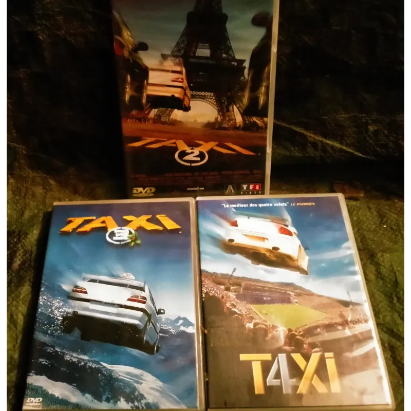 Taxi Pack 3 Films DVD Besson - Naceri - Cotillard