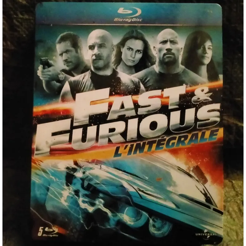 Fast and Furious Coffret 5 Films 6 Blu-ray Diesel - Statham